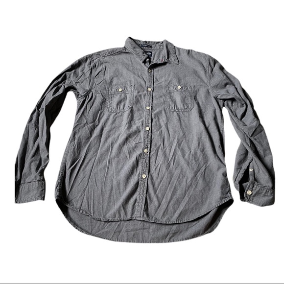 Lucky Brand Other - Lucky Brand Mens Grey Long Sleeve Button Down